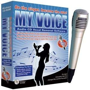 IPE MV09053 MY VOICE AUDIO CD VOCAL REMOVAL SOFTWARE  