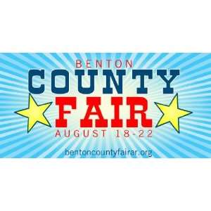  3x6 Vinyl Banner   Benton County Fair 