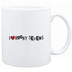  Mug White  Rugby Sevens I LOVE Rugby Sevens URBAN STYLE 