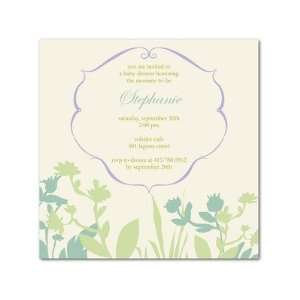    Baby Shower Invitations   Tranquil Garden By Cat Seto Baby