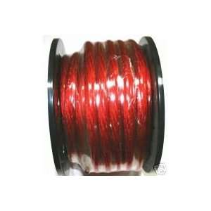  20 Ft 4 Gauge RED Power Wire Low Resistance Car 