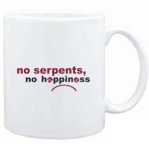  Mug White  NO Serpents NO HAPPINESS Instruments Sports 