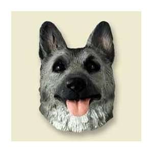 German Shepherd Dog Magnet   Silver & Black  Kitchen 