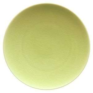  Jaune de Chrome Crackle Yellow Charger Plate 12 in 