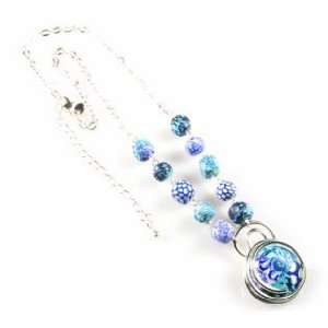   Viva Bead Jewelry Necklace Link Swirl Something Blue