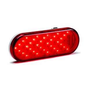   Hilites 1019 LED 6 Red Oval Sequential Turn Signal Light Automotive