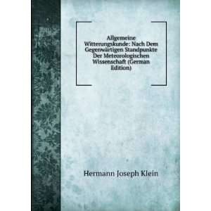   Wissenschaft (German Edition) Hermann Joseph Klein Books