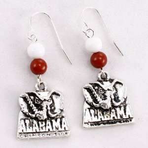  Alabama Crimson Tide Logo Earrings