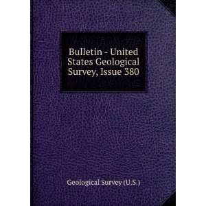   States Geological Survey, Issue 380 Geological Survey (U.S.) Books