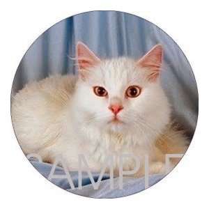   pcs   ROUND   Designer Coasters Cat/Cats   (CRCT 011)