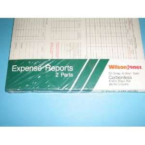  Wilson Jones, Expense Reports, 2 Part, 50 Snap A Way® Set 