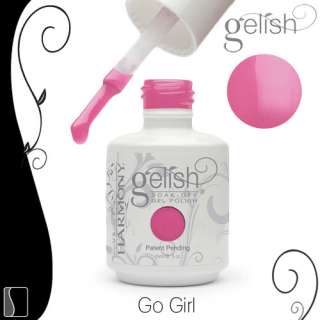 Gelish Soak Off .5 oz Go Girl Gel Nail Color UV Manicure Harmony 