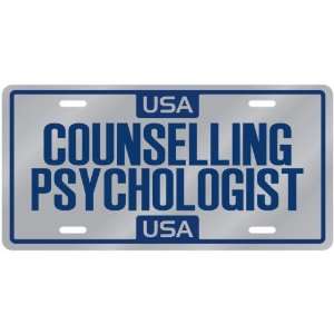 New  Usa Counselling Psychologist  License Plate Occupations  