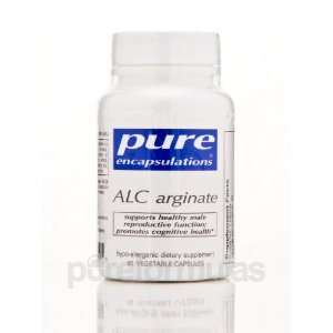  Pure Encapsulations ALC Arginate 60 Vegetable Capsules 