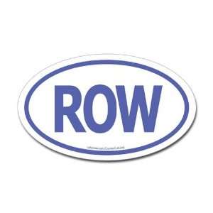  ROW Sports Oval Sticker by  Arts, Crafts 