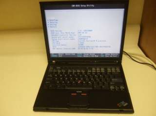 IBM Thinkpad T43 Laptop PM 1.5 GHz / 1 GB RAM / WiFi  