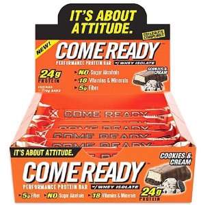 Crons Come Ready   Performance Protein Bar with Whey Isolate Cookies 