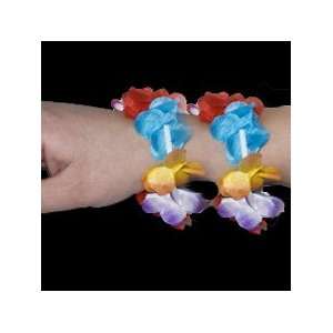 12 Pairs of Flower Lei Bracelets Toys & Games