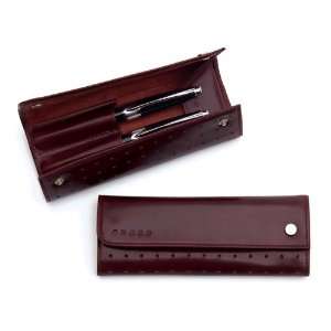  Cross Office Accessories Red Vintage Leather Double Pen 