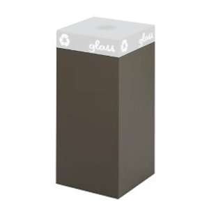  Public Square Waste System, Brown Base, 31 Gallon Capacity 