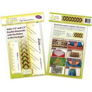  Quilting Double Diamond Ruler Arts, Crafts & Sewing