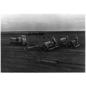   ,plant seed,field,farming,equipment,Soviet Union,1955