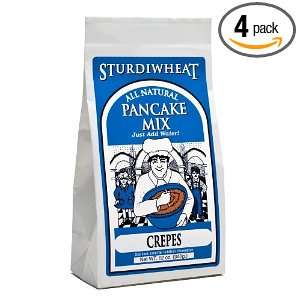 Sturdiwheat All Natural Pancake Mix, Crepes, 12 Ounce Package (Pack of 