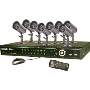  8 Channel Surveillance System with H.264 DVR and 8 CCD IR 