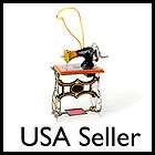  TOY ORNAMENT Sewing Machine Vintage Retro Christmas Craft Schylling 