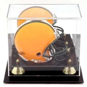    Mini Helmet Golden Classic Acrylic Display Case