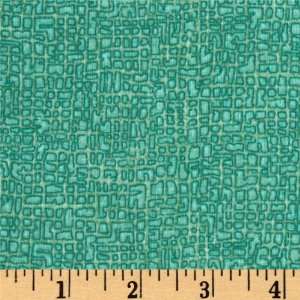  44 Wide Surf City Woven Mat Sea Green Fabric By The Yard 