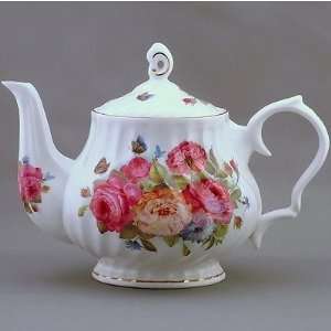  Sandra Rose Bone China Teapot