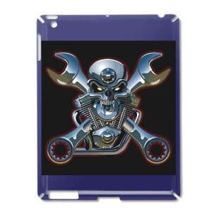  iPad 2 Case Royal Blue of Motorhead Skull Wrenches 