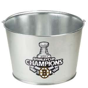   Bruins Stanley Cup Champion 17 Quart Pail On Ice
