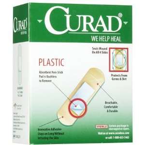  Curad Plastic Bandages, 80 ct (Quantity of 5) Health 