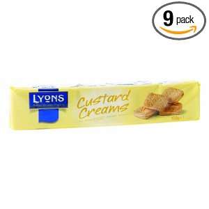 Lyons Custard Creams, 5.25 Ounce (Pack of 9)  Grocery 