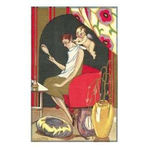  Cupid Cutting Flappers Hair Premium Poster Print, 12x18 