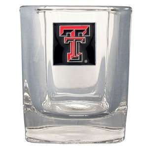  NCAA Texas Tech Red Raiders Square Rocks Glass Sports 