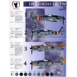  Focke Wulf Fw 190 #2 JG 5, 26, 301, SG 2 (1/72 decals 