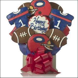  Football Fan Birthday   3 Cookies in a Mug (302 C 03 