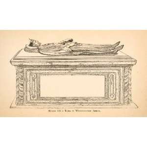   Winchester Tomb Westminster Abbey Geneaology Effigy   Original Wood