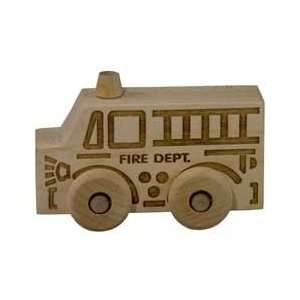  Natural Maple Firetruck Scoot Toy Toys & Games