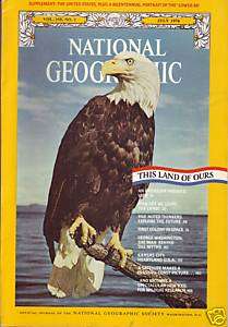 National Geographic July 1976 USA KC Satellites GeorgeW  
