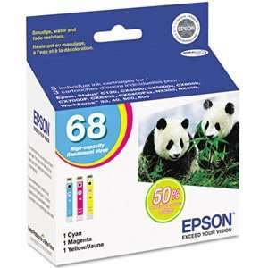  Epson Stylus CX6000 3 Color High Yield Ink Cartridge Combo 