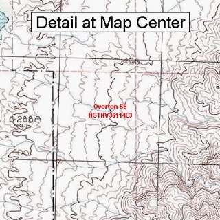  USGS Topographic Quadrangle Map   Overton SE, Nevada 