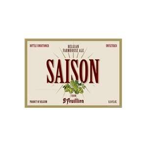  St. Feuillien Saison Belgian Farmhouse Ale 750ml Grocery 