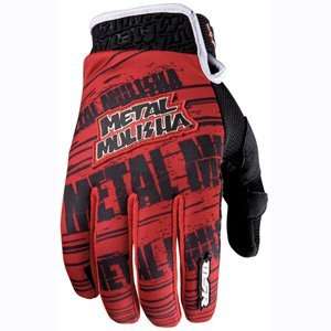  MSR Metal Mulisha Maimed Gloves   Black/Red Automotive