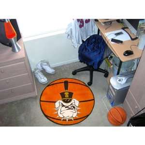   Bulldogs NCAA Basketball Round Floor Mat (29) 