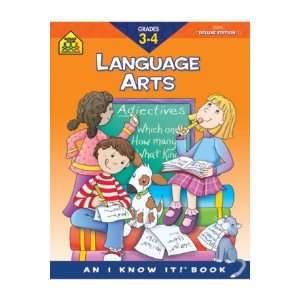  School Zone 2222 Language Arts 3 4 Workbook Toys & Games
