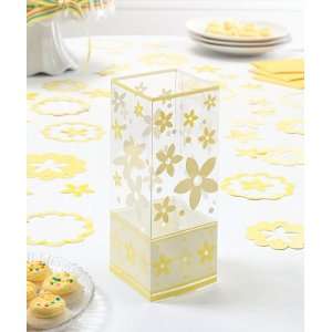  Lillian Rose CP190 FY Set of 6 Flower Centerpiece Yellow 